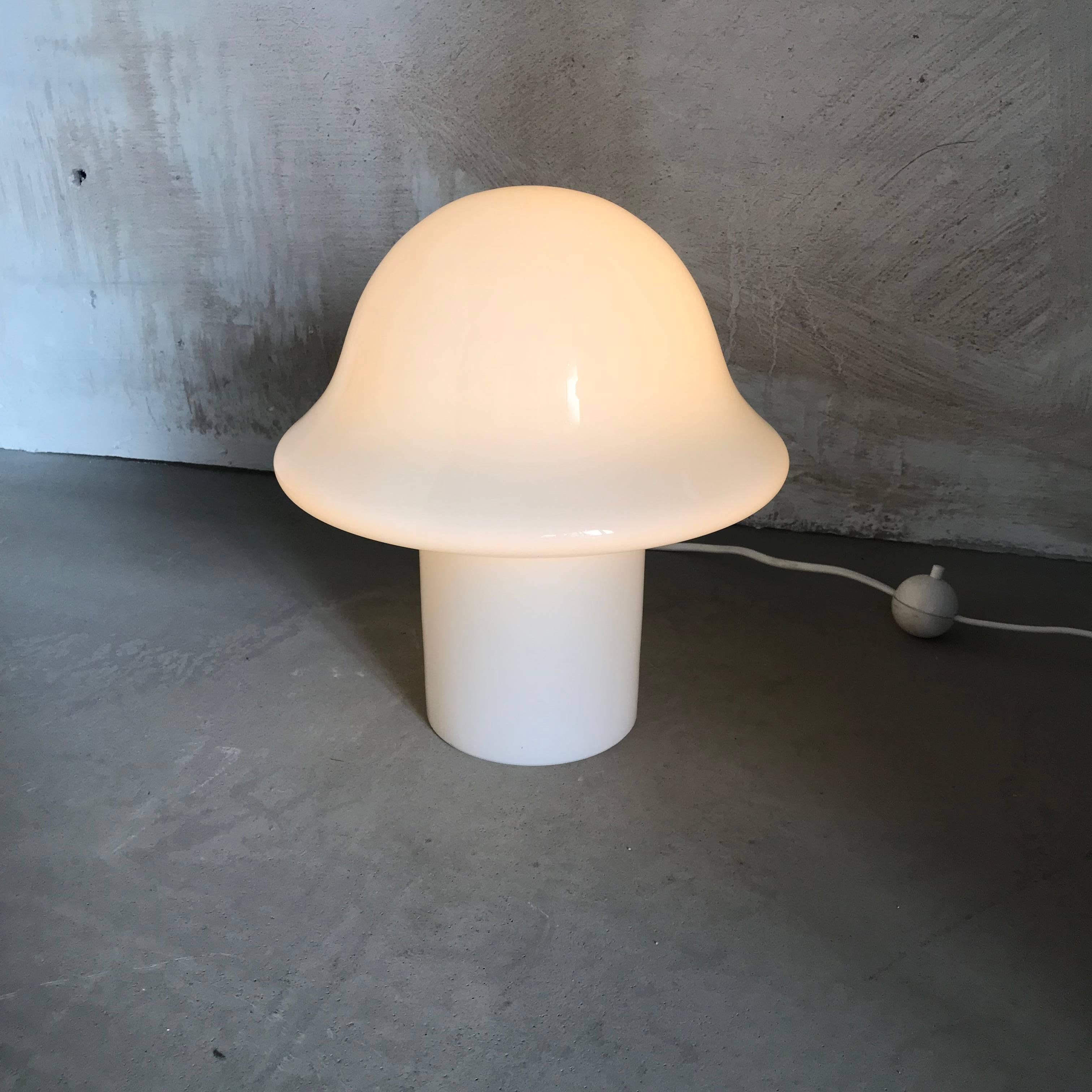 Late 20th Century Mid-Century Modernist German Mushroom Table Lamp by Peill & Putzler, 1970s