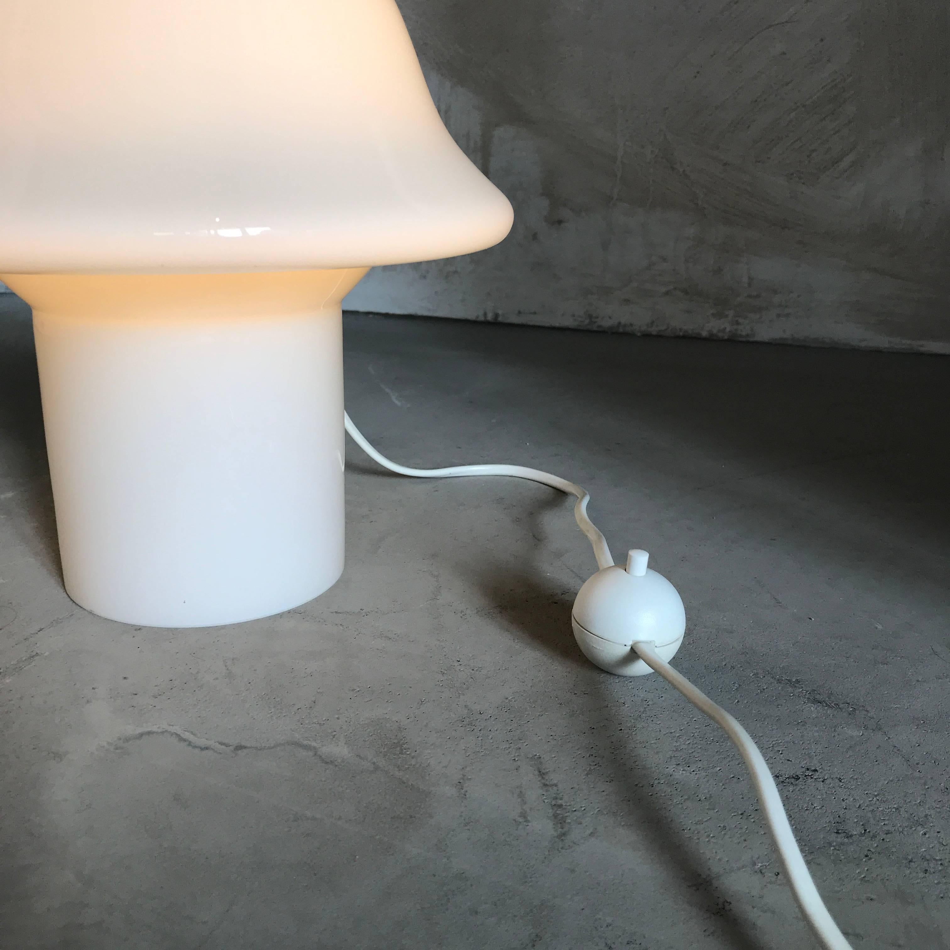 Mid-Century Modernist German Mushroom Table Lamp by Peill & Putzler, 1970s 3