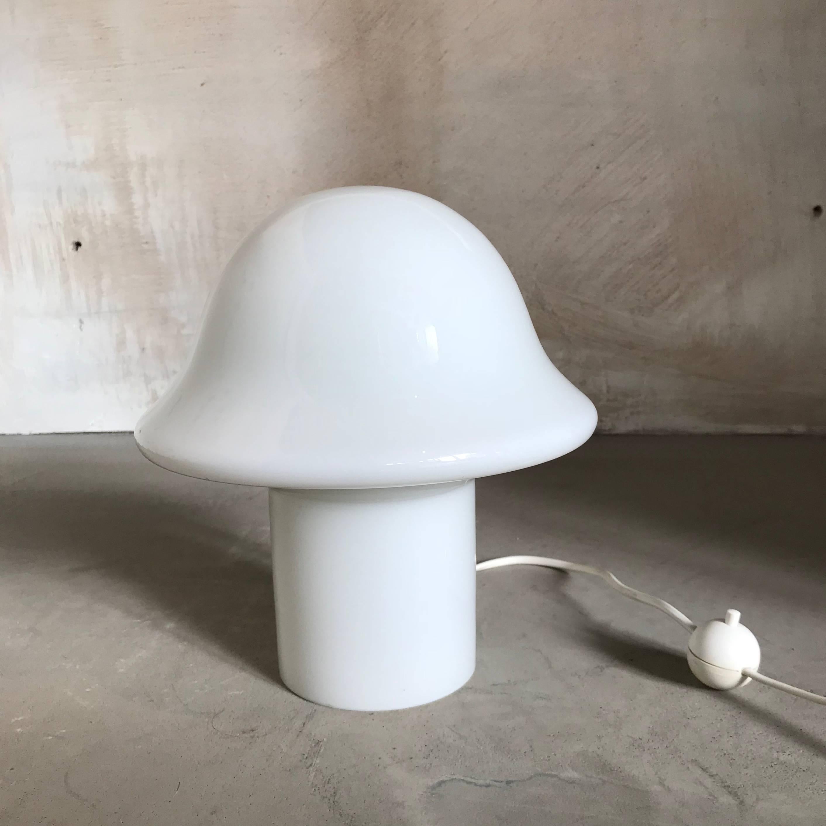 Mid-Century Modernist German Mushroom Table Lamp by Peill & Putzler, 1970s 4