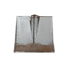 Used Mid-Century Modernist Glass Block Vase, 1960s