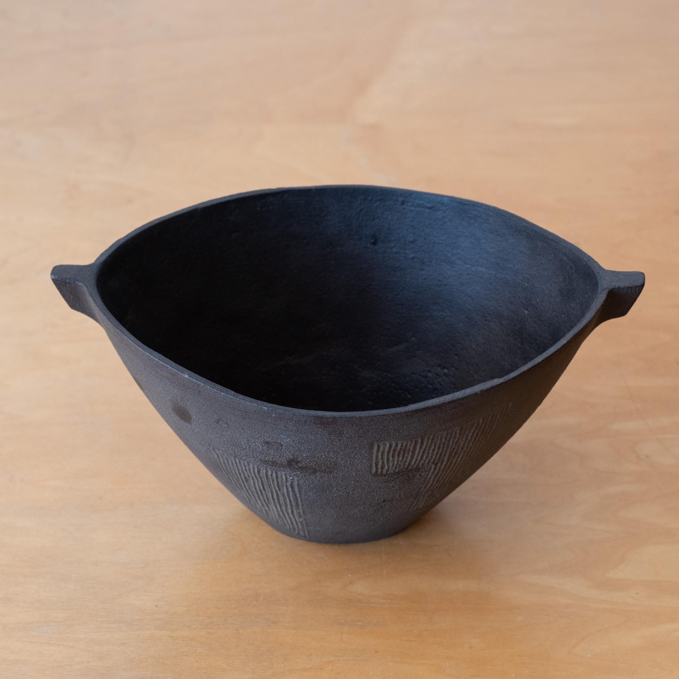 Mid Century Modernist Japanese Iron Ikebana Planter For Sale 4