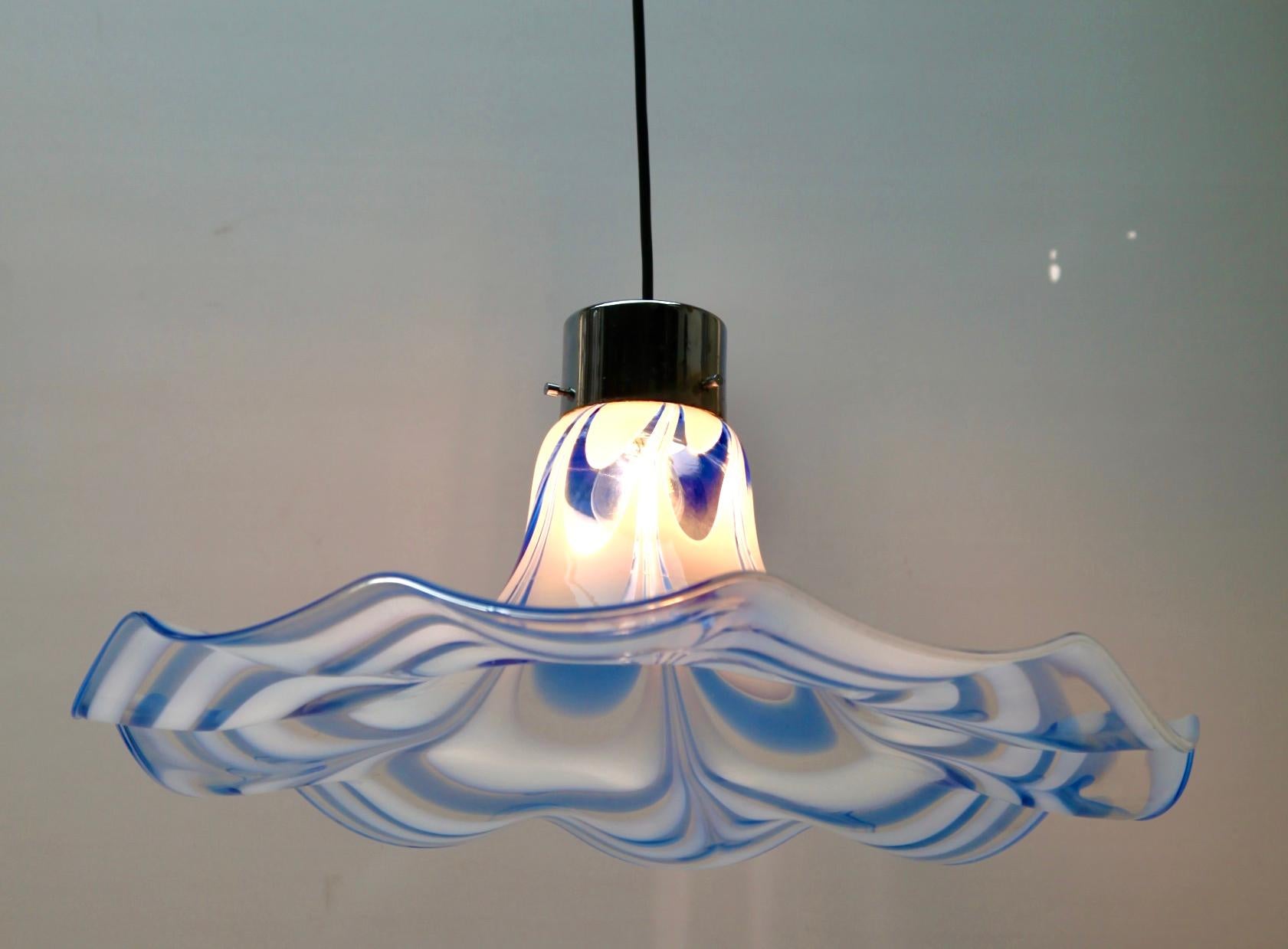 Mid-20th Century Mid-Century Modernist, Large Murano Pendant Lamp, Style of Carlo Nason 1960s