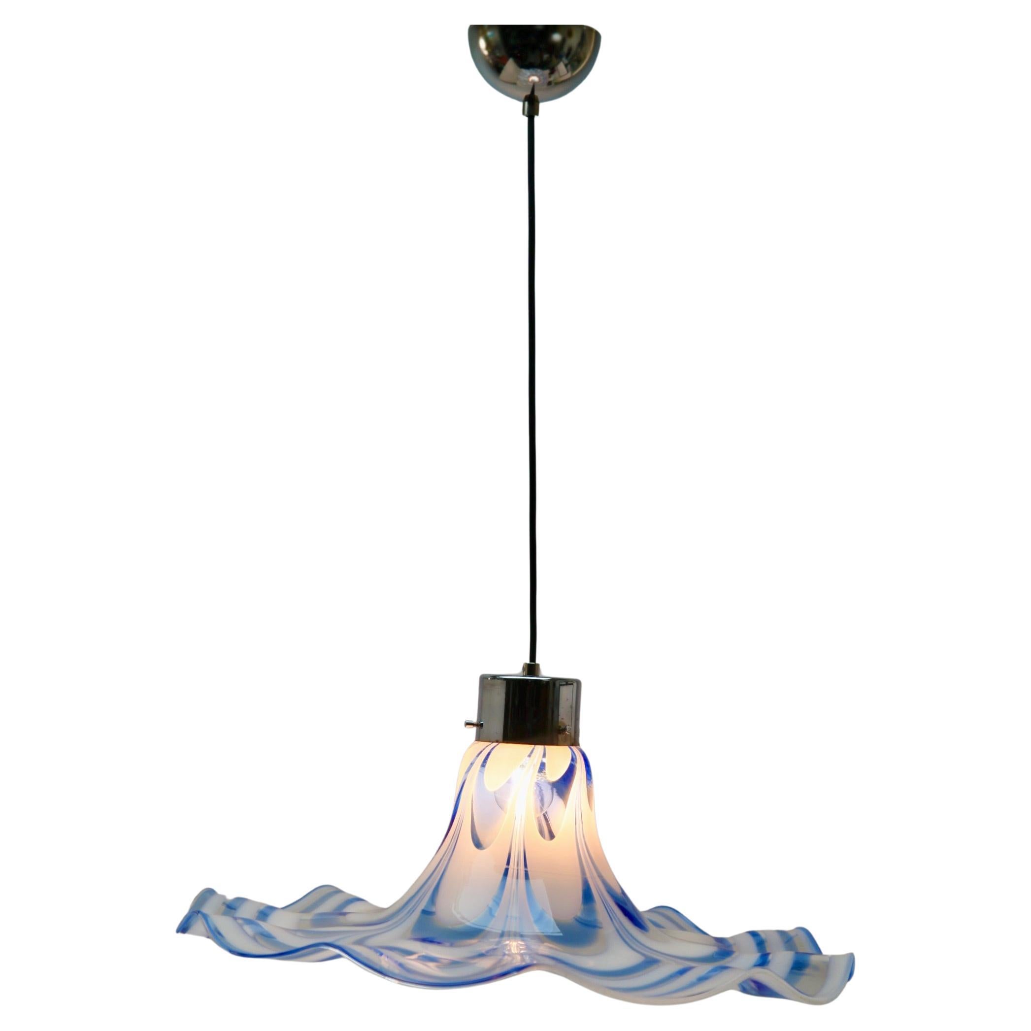 Mid-Century Modernist, Large Murano Pendant Lamp, Style of Carlo Nason 1960s