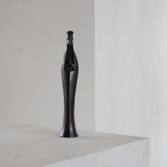 Mid Century Modernist Madonna in Carved Wood 1950s