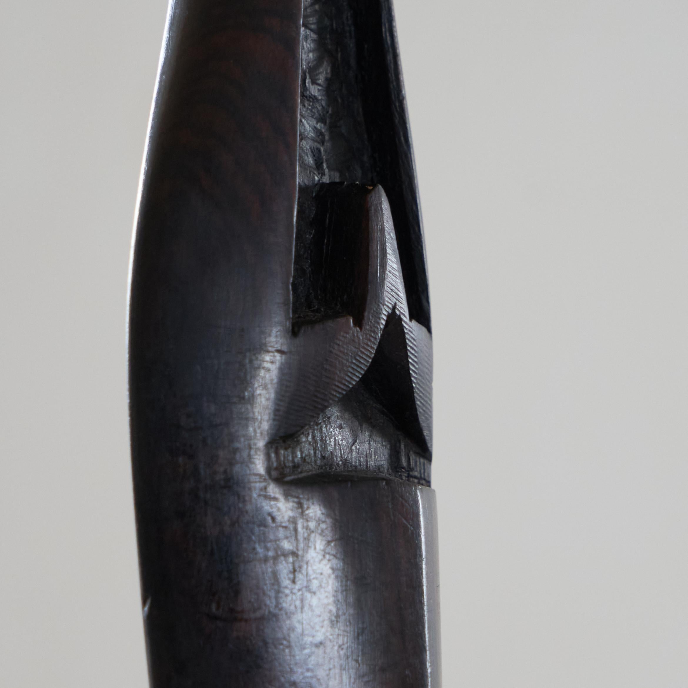 Madonna modernista di metà secolo in Wood scolpito 1950 In condizioni buone in vendita a Meer, VAN