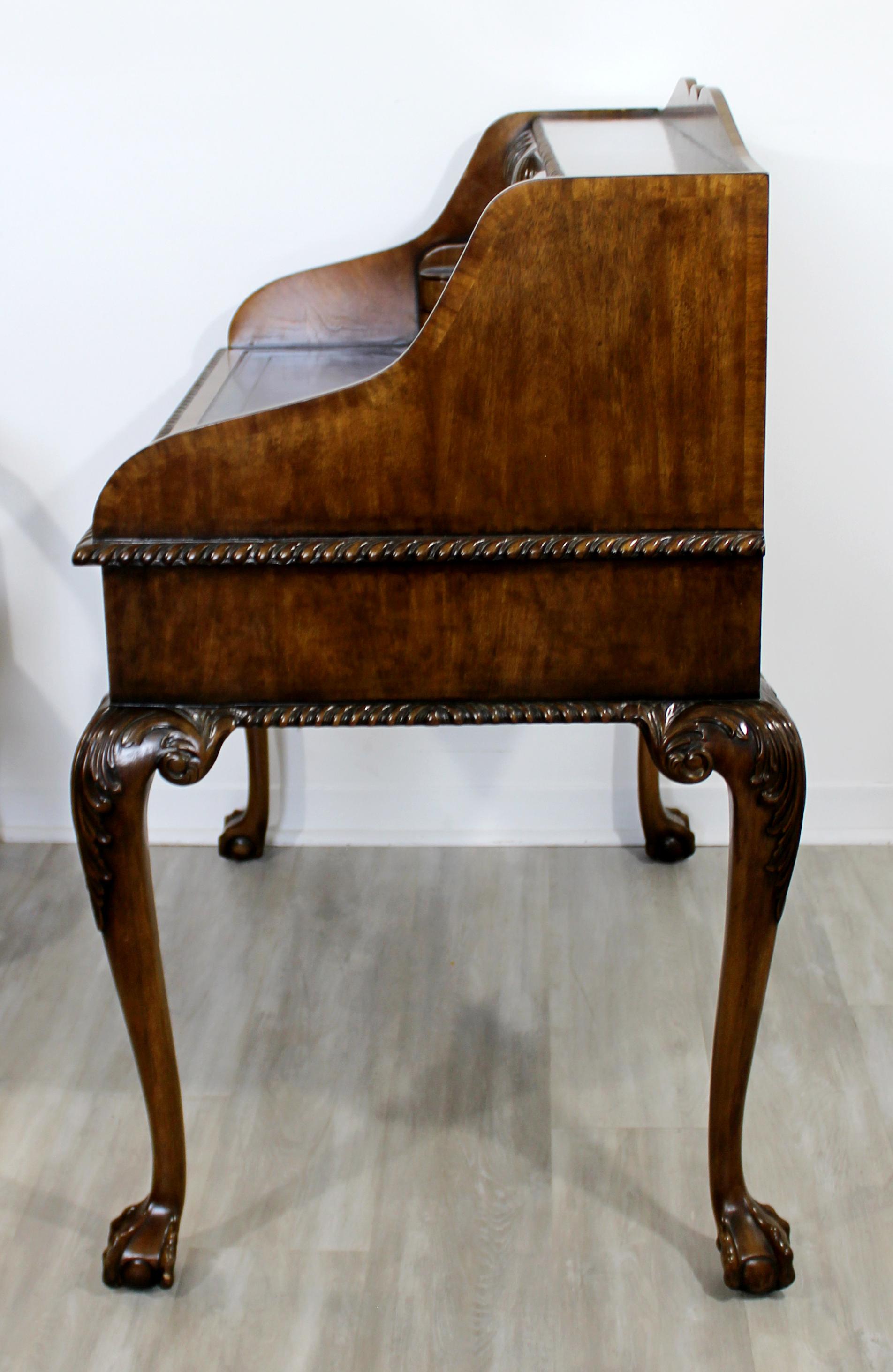Wood Mid-Century Modernist Maitland Smith Carlton House Writing Desk with Chair