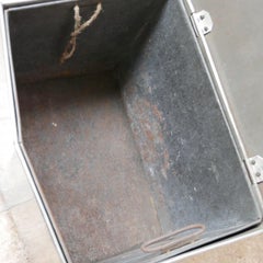 Mid-Century Modernist Metal Coal Bucket