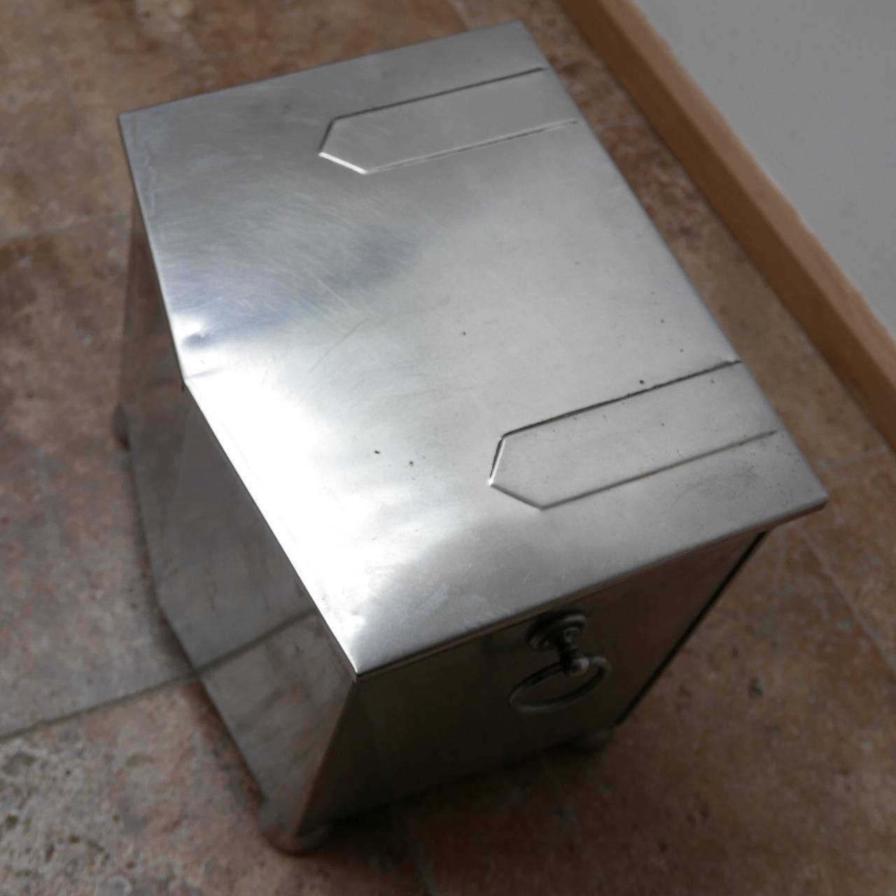 Mid-Century Modernist Metal Coal Bucket In Good Condition In London, GB