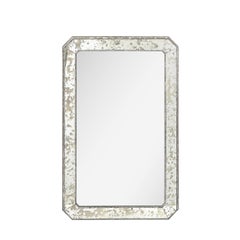 Mid Century Antiques Mirror Minimal avec bordures antiques