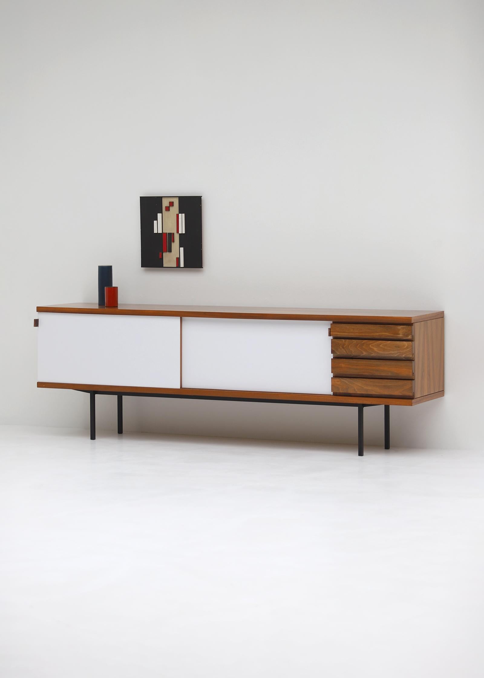 Mid-Century Modernist Modern Sideboard by Jos De Mey for Luxus, Belgium 1950s 5