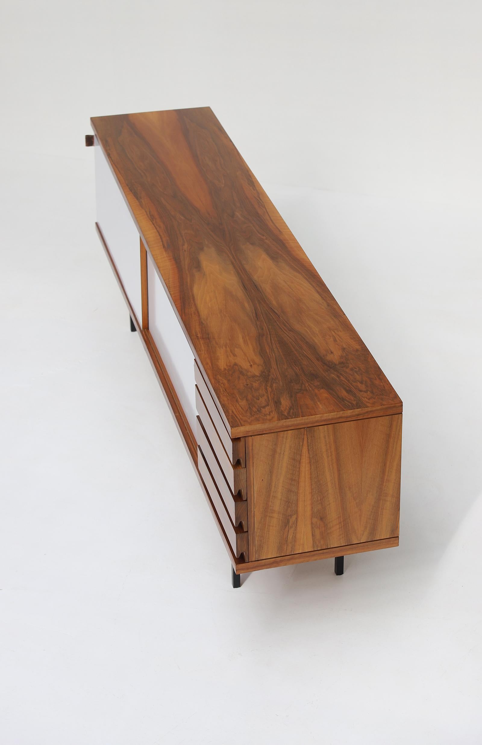 Belgian Mid-Century Modernist Modern Sideboard by Jos De Mey for Luxus, Belgium 1950s