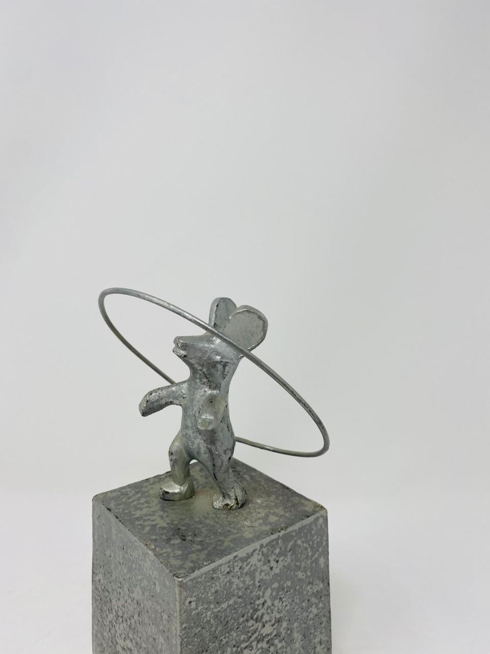 Mid Century Modernist Mouse Sculpture In Good Condition For Sale In San Diego, CA