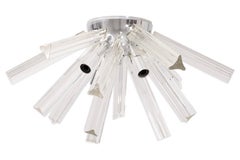 Mid Century Modernist Murano Glass Ceiling Light Fixture