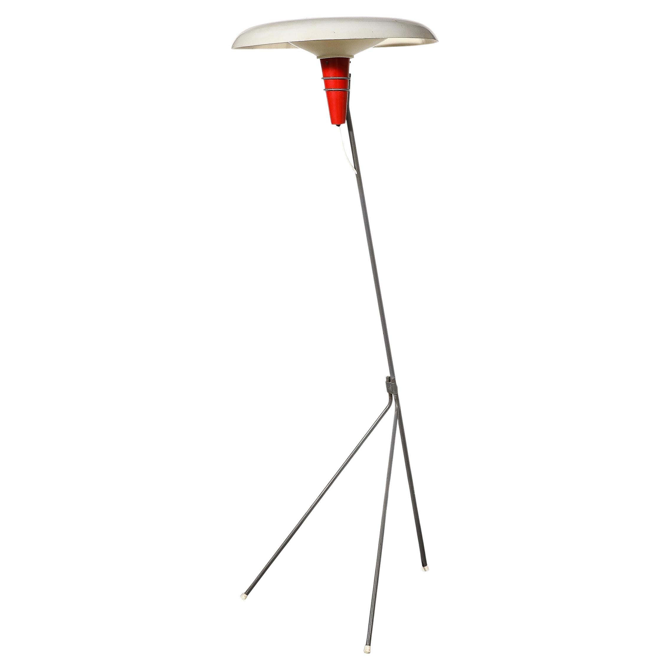 Mid-Century Modernist “NX38” Floor Lamp by Louis Kalff for Philips For Sale