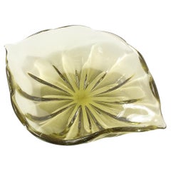 Mid-Century Modernist Organic Undulating Hand-Blown Murano Glass Centerpiece