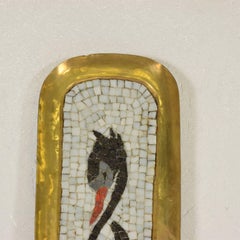 Mid-Century Modernist Salvador Teran Decorative Brass Tray. Mexico, 1950s