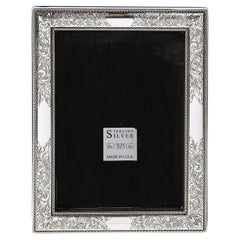 Mid-Century Modernist Serling Silver Picture Frame with Neoclassical Detailing