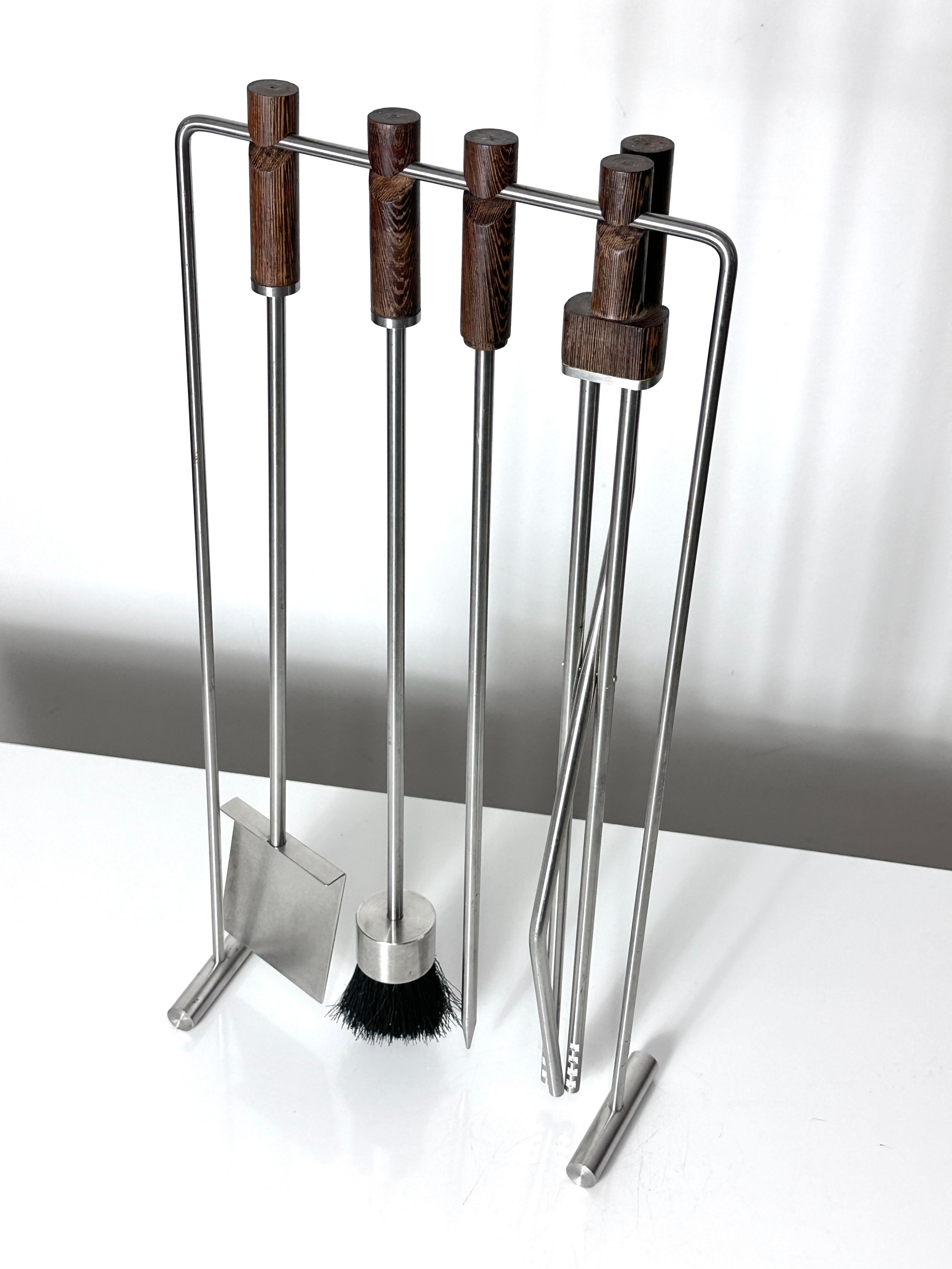 contemporary fireplace tools
