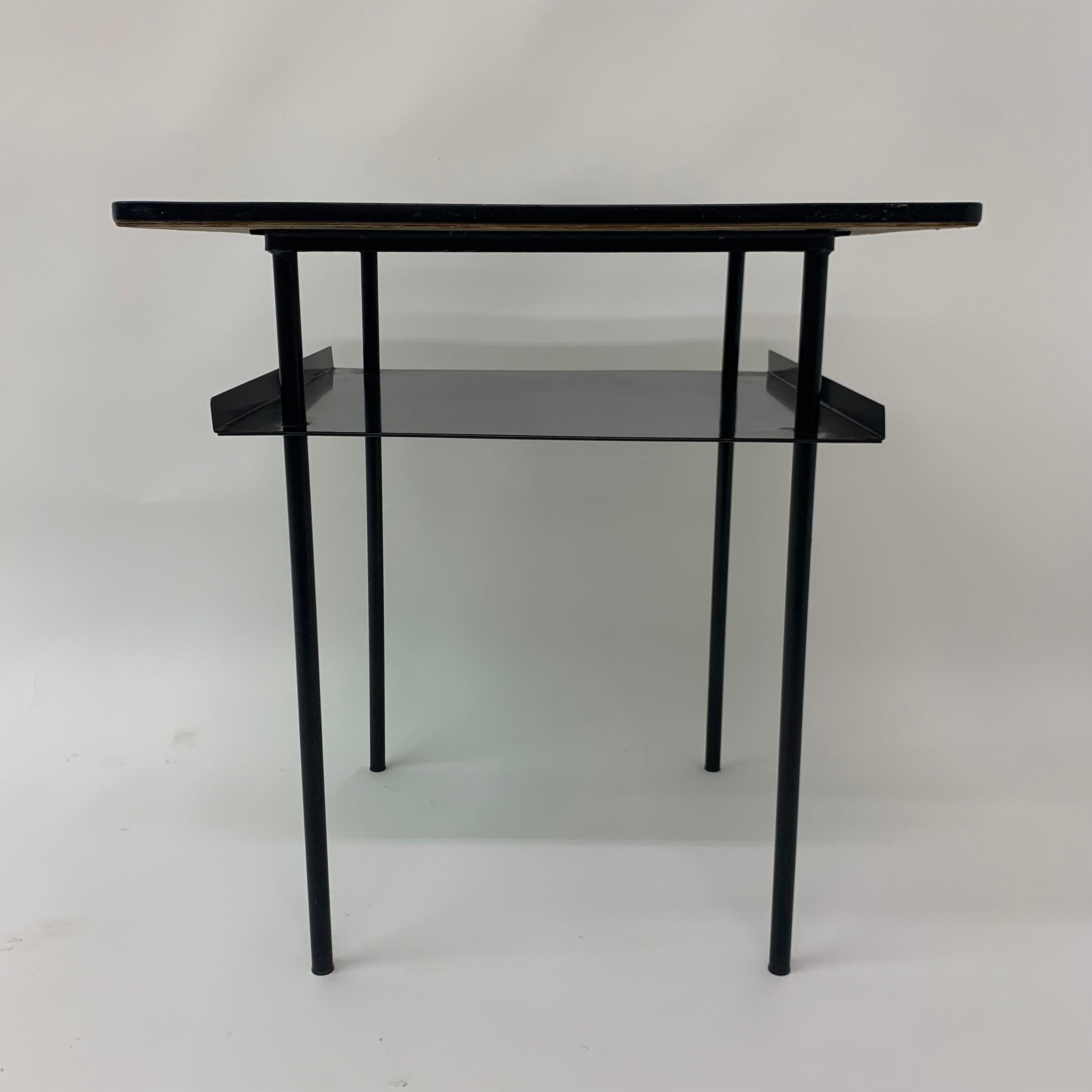 Mid-Century Modernist side table by Wim Rietveld for Auping, 1950s.