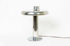 Mid-Century Modernist Sonneman Attributed Polished Aluminum Table Lamp