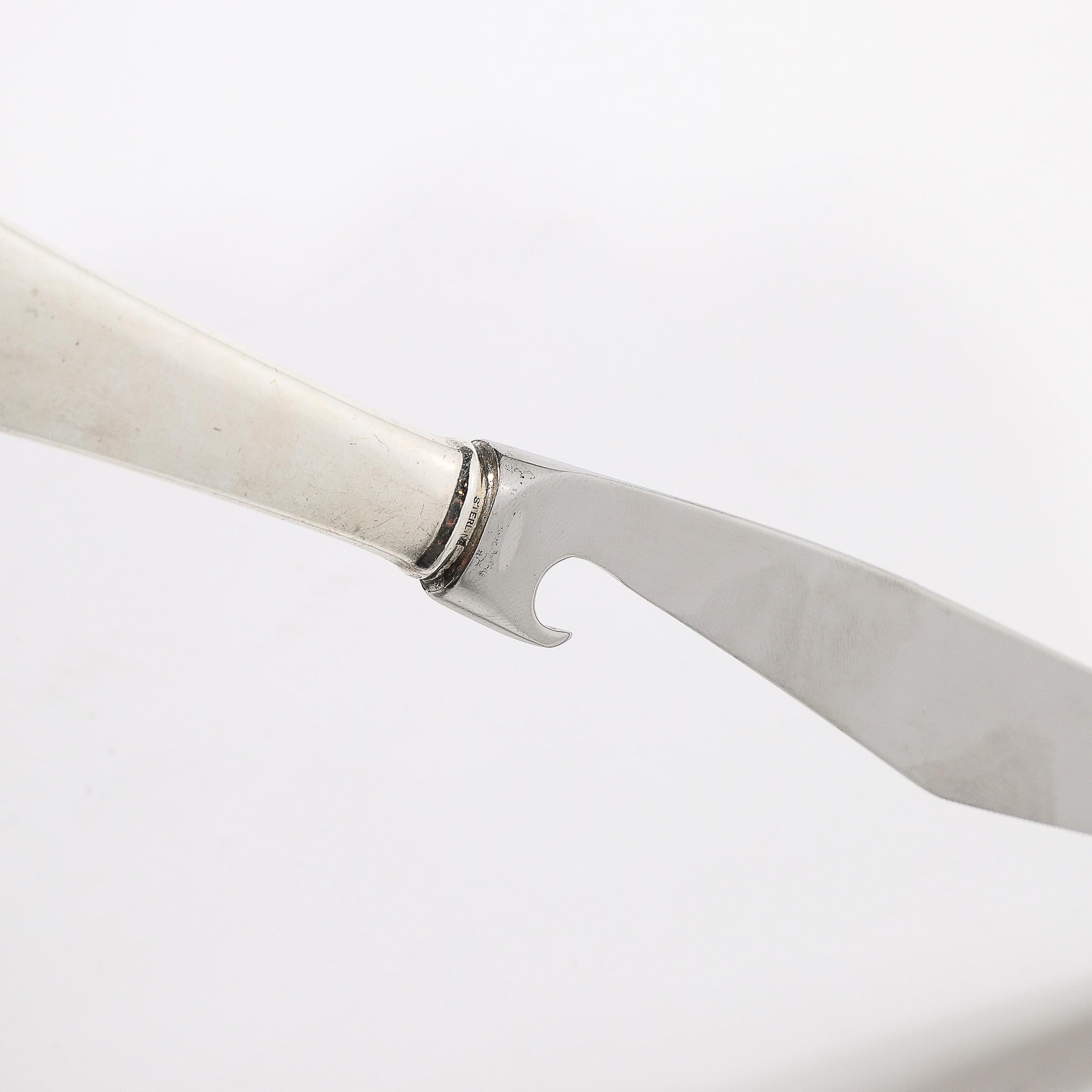 Coltello da bar in argento Sterling Modernista di metà secolo firmato Tiffany & Co. In condizioni ottime in vendita a New York, NY