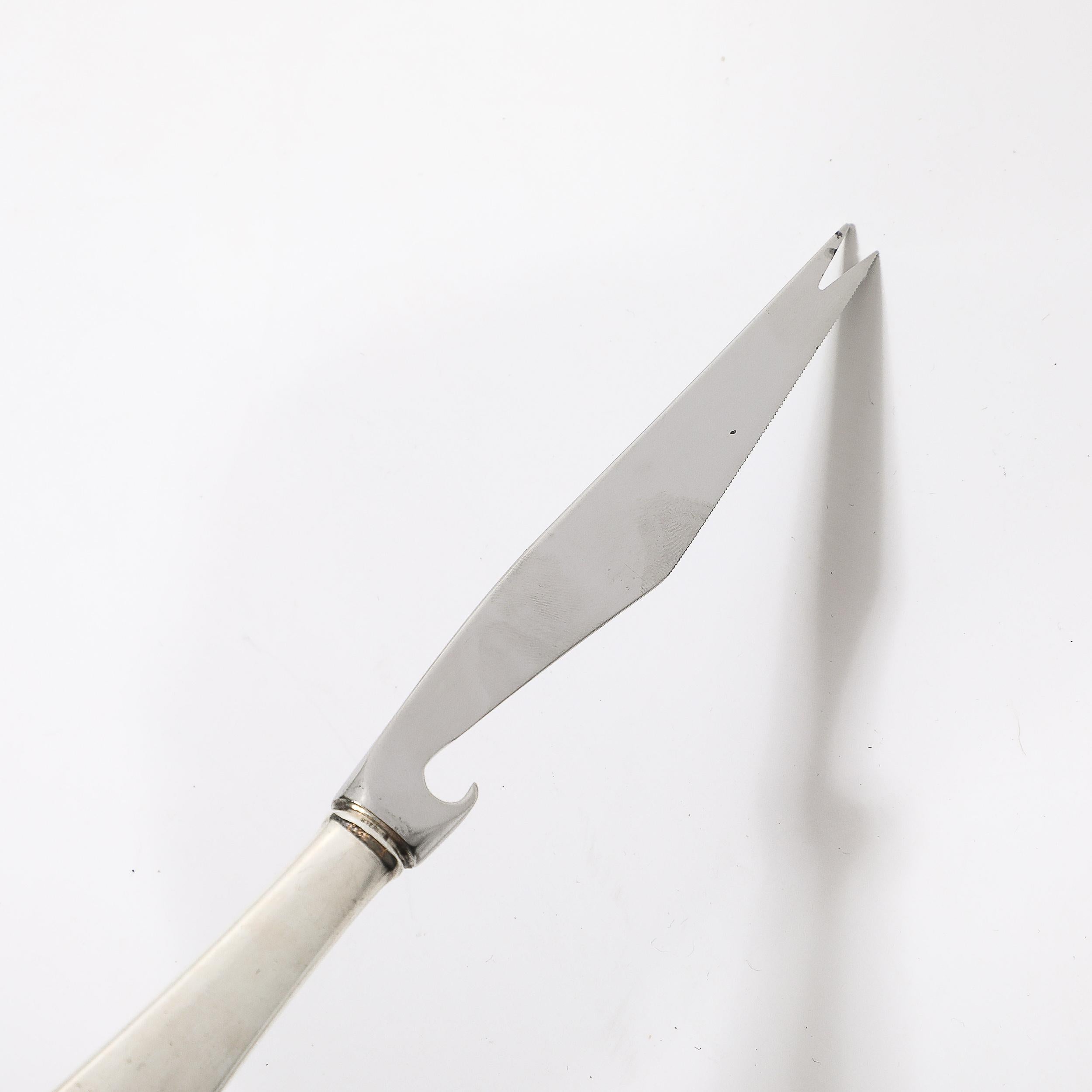 Coltello da bar in argento Sterling Modernista di metà secolo firmato Tiffany & Co. in vendita 1