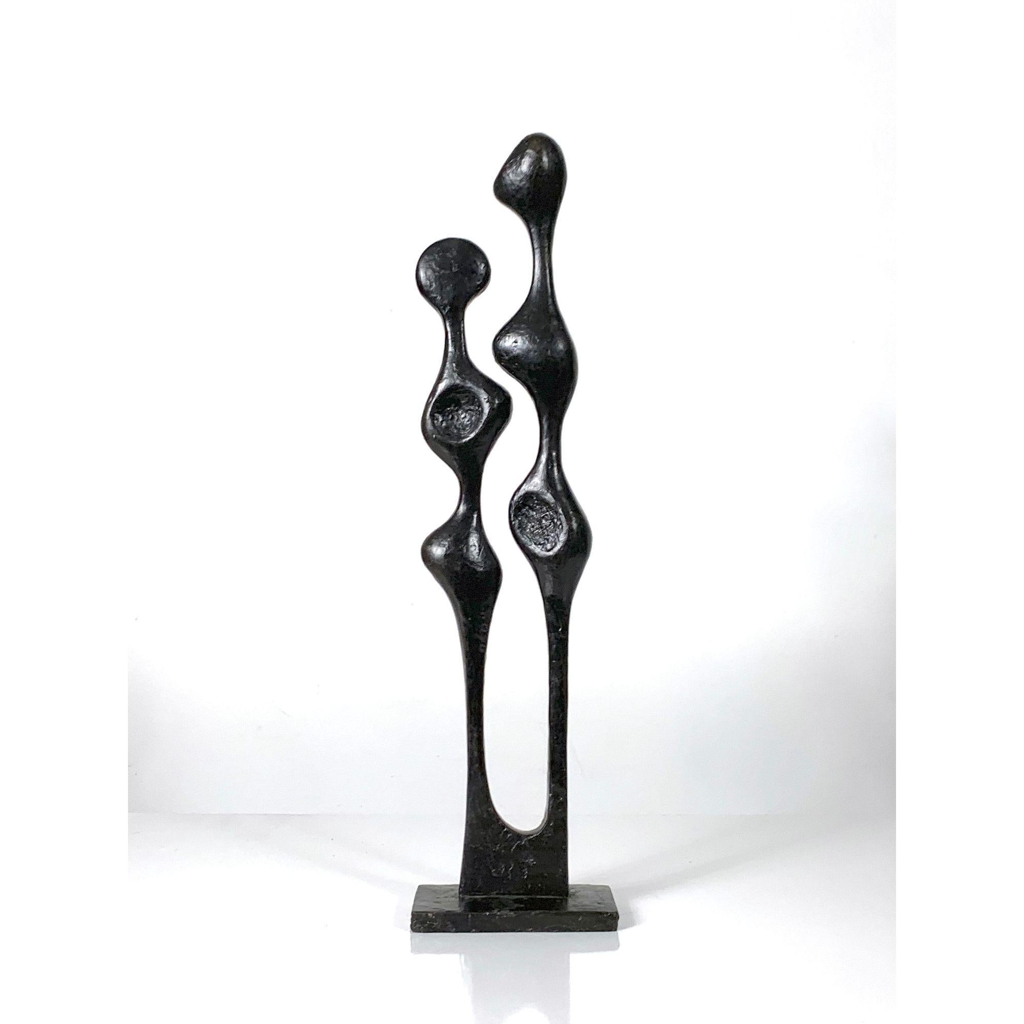 Tall Bronze Abstract Figurative Sculpture 

Modernist sculpture circa 1970s
Executed in solid bronze with abstract figurative form
Unsigned

Additional Information:
Materials: Bronze
Dimensions: 2.75
