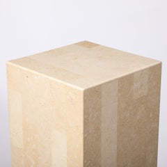 Mid-Century Modernist Tessellate Stone Pedestal by Maitland Smith