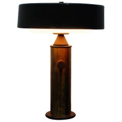 Mid-Century Modernist Torlasco Metal Perspex Table Lamp for Lumi, Italy 1960s