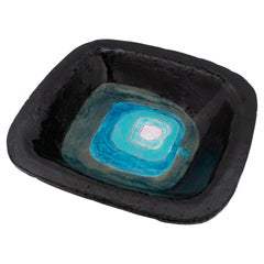 Mid-Century Modernist Vallauris Glazed Ceramic Ashtray, Desk Tidy, circa 1960