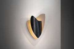 Mid-Century Modernist Wall Lamp in Metal, The Netherlands 1950s