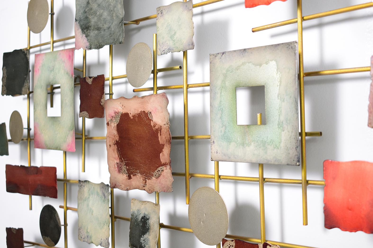 MidCentury Modernist Wall Sculpture at 1stDibs