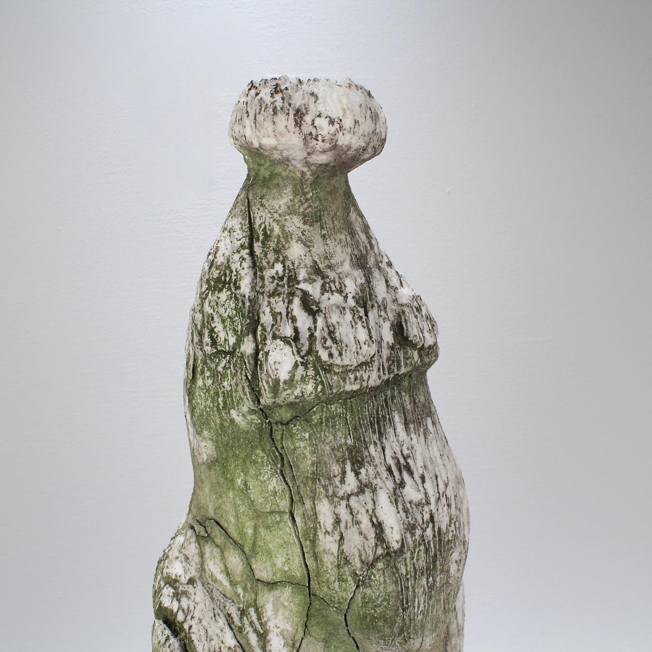 Mid-Century Modernist Weathered Marble Sculpture of a Venus 7
