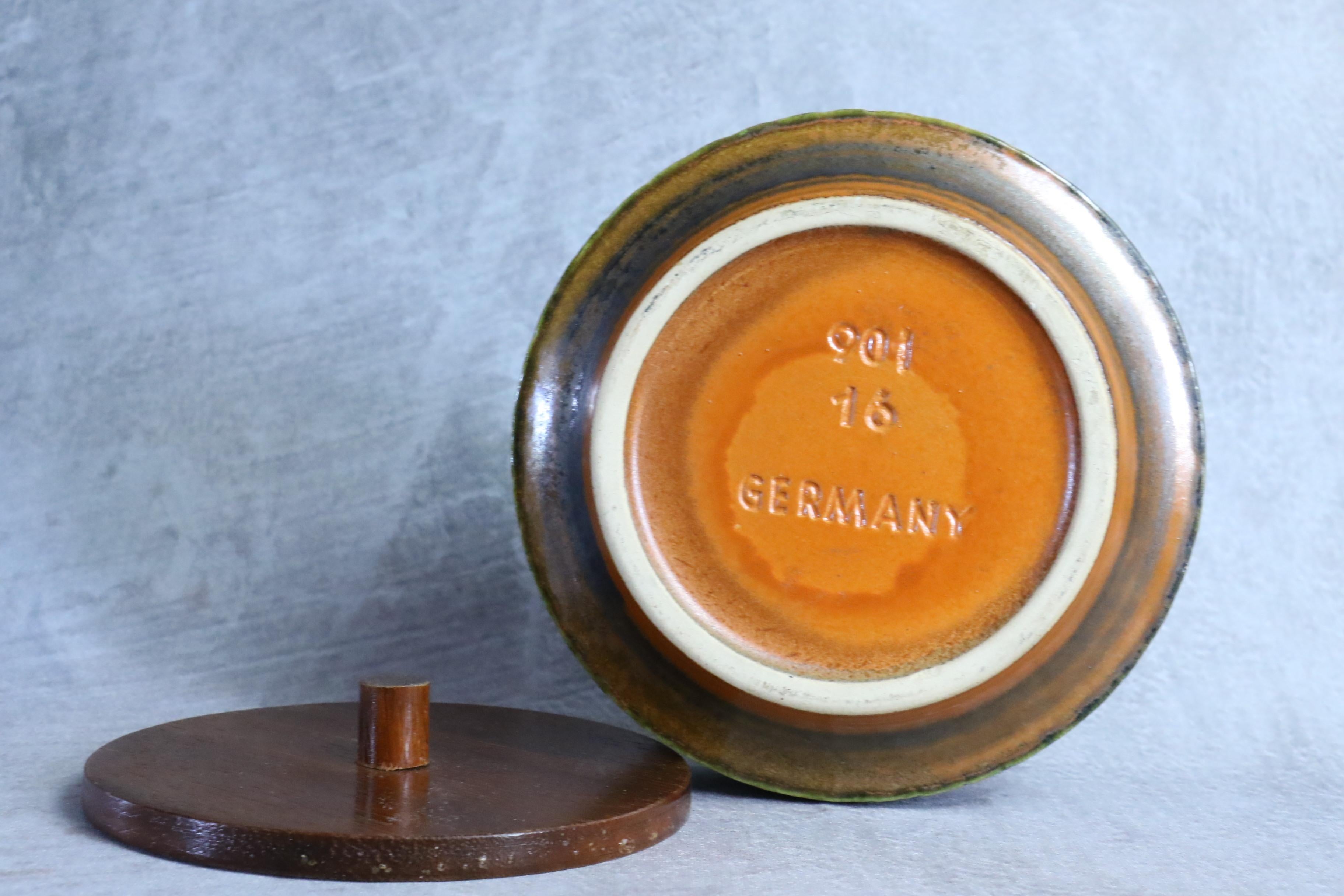 Mid-Century Modernist West Germany Box by Scheurich Keramik, circa 1970 4