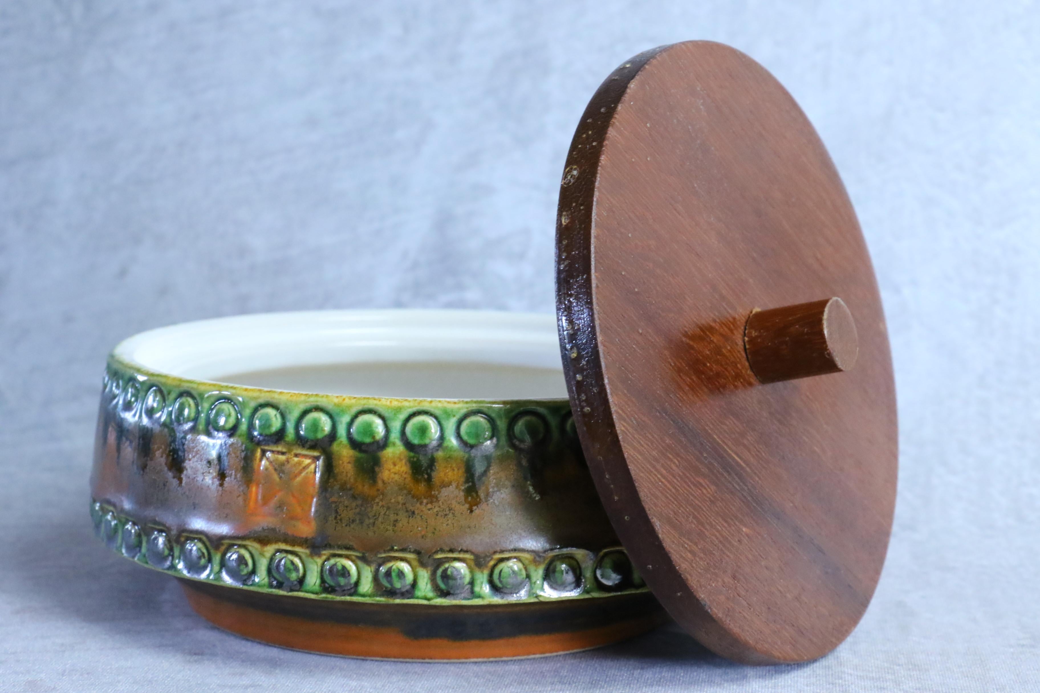 Mid-Century Modernist West Germany Box by Scheurich Keramik, circa 1970 9