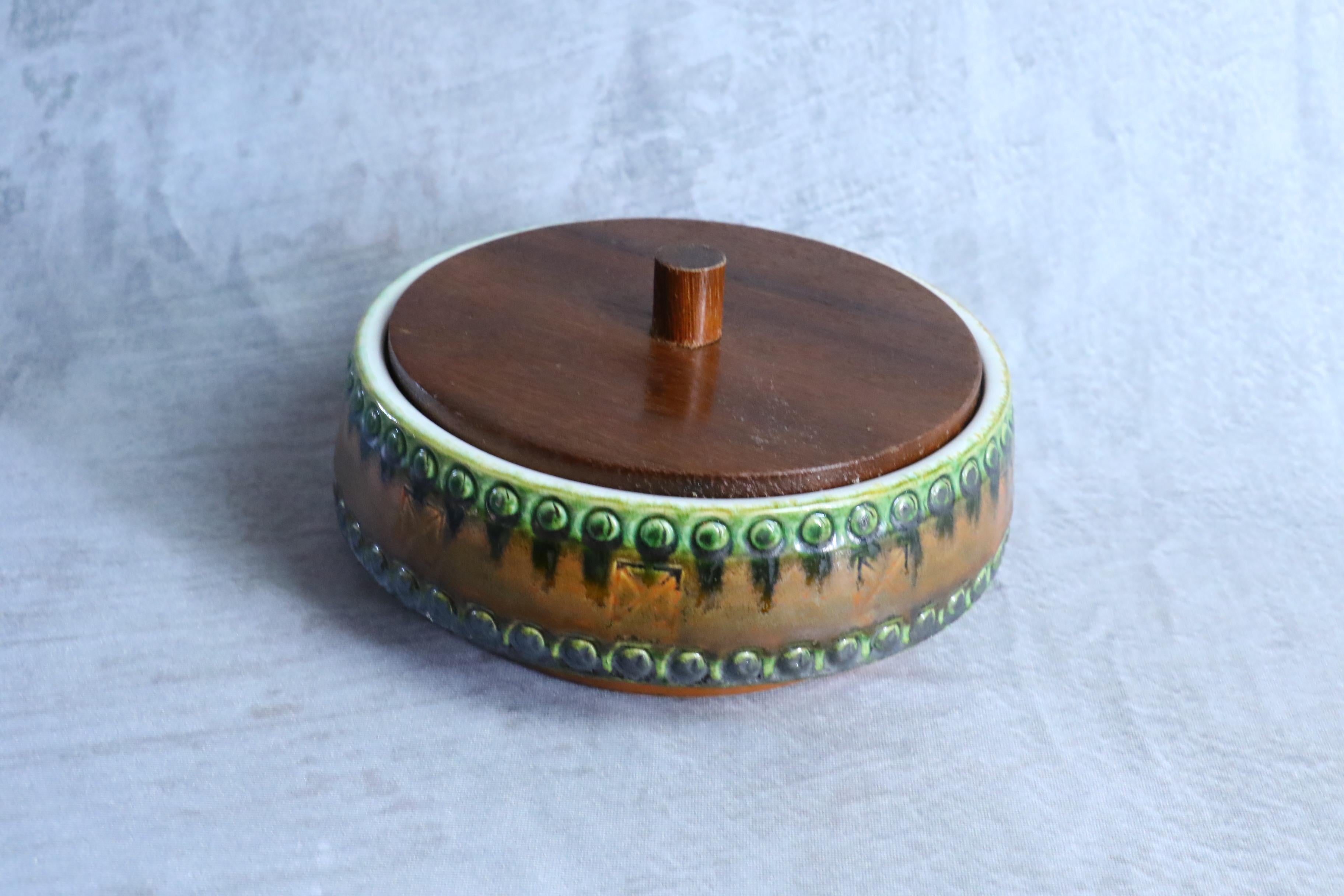 Mid-Century Modernist West Germany Box by Scheurich Keramik, circa 1970 11