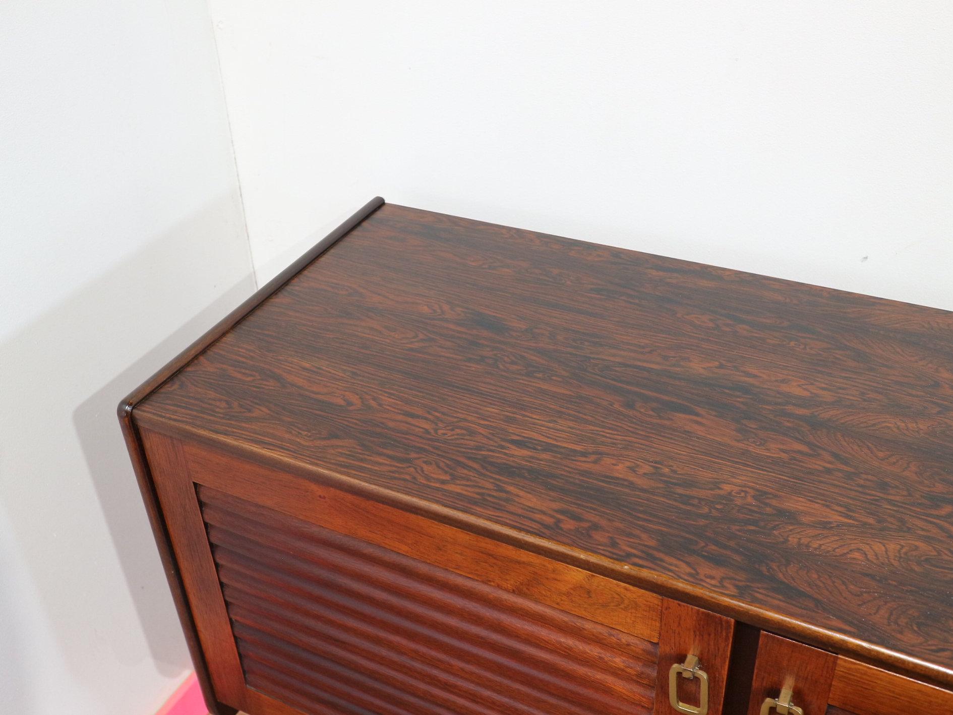 Mid Century ModernVintage Rosewood Crednza Sideboard By A.H Mcintosh Danish 6