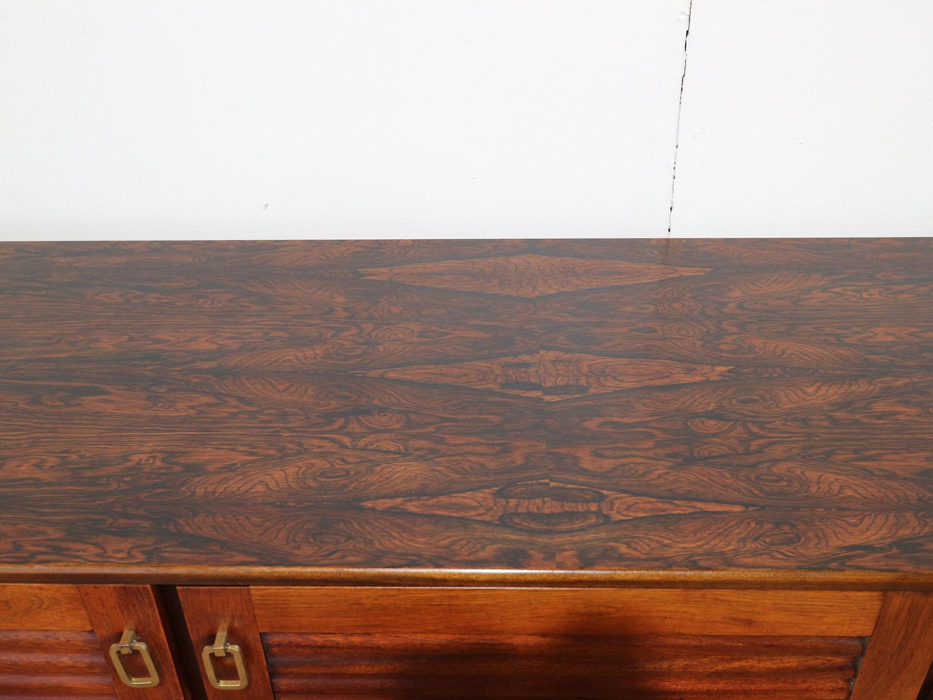 Mid Century ModernVintage Rosewood Crednza Sideboard By A.H Mcintosh Danish 8