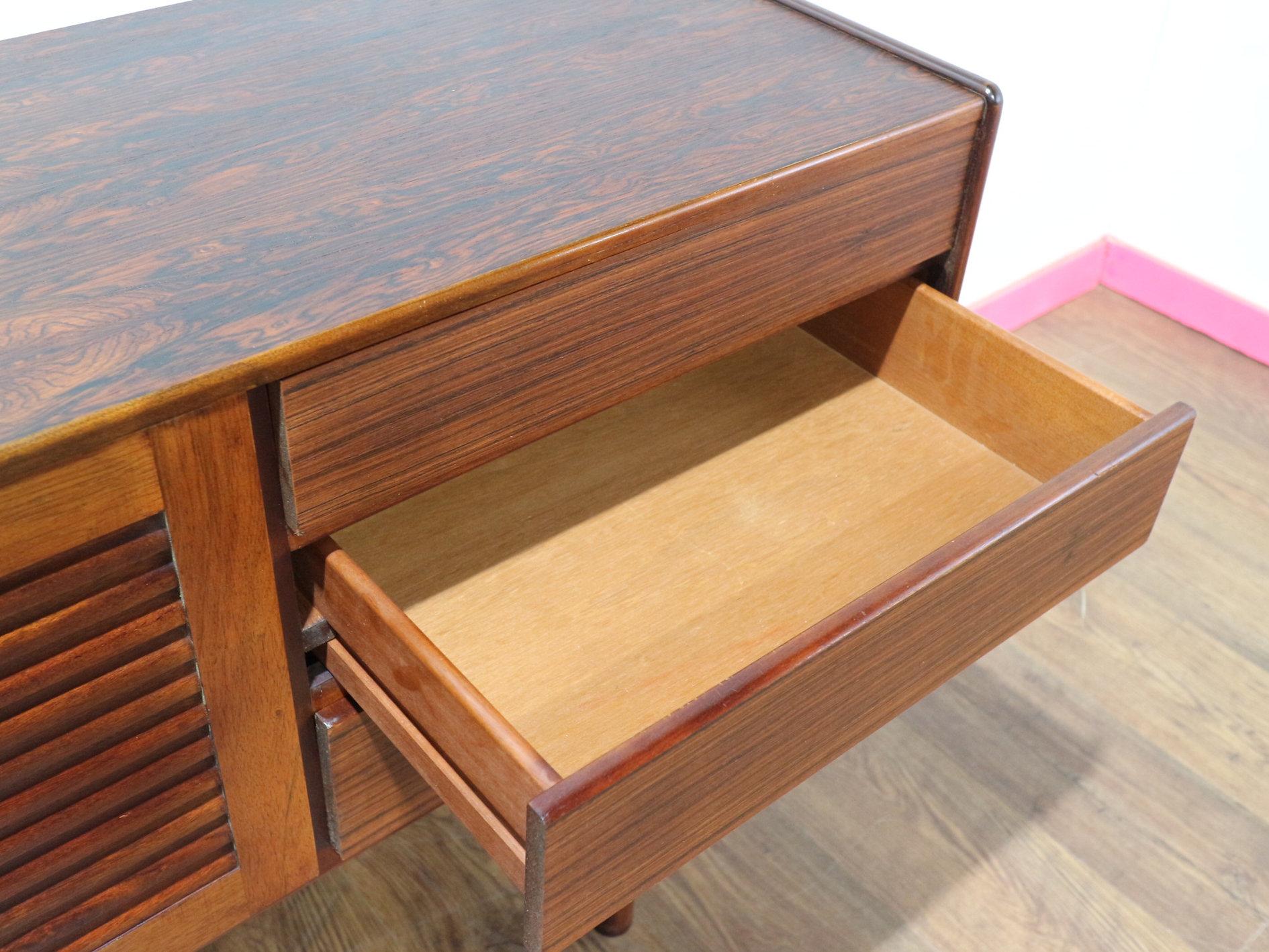 Mid-Century Modern Mid Century ModernVintage Rosewood Crednza Sideboard By A.H Mcintosh Danish