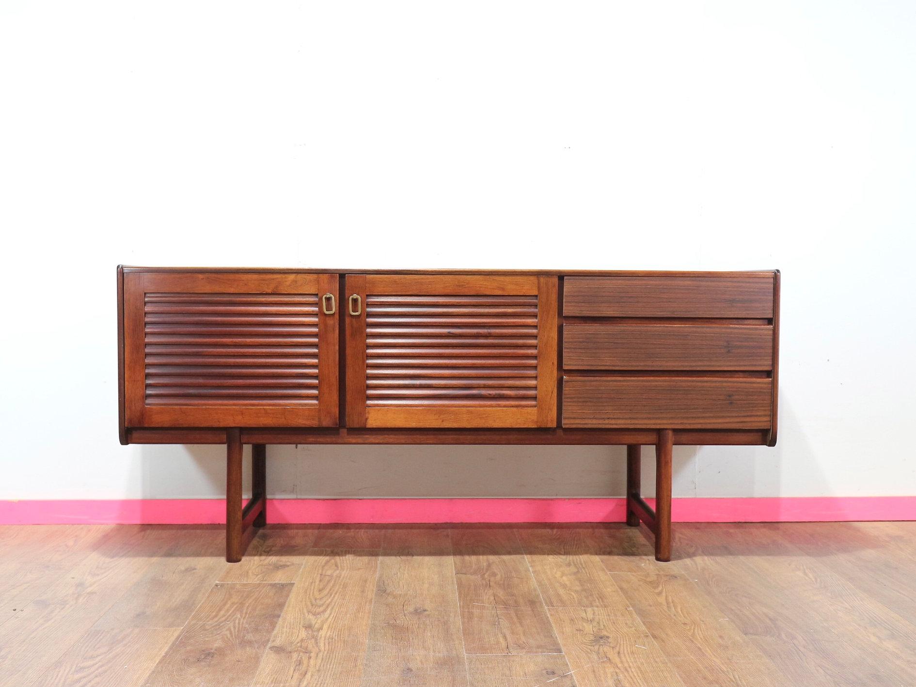 20th Century Mid Century ModernVintage Rosewood Crednza Sideboard By A.H Mcintosh Danish