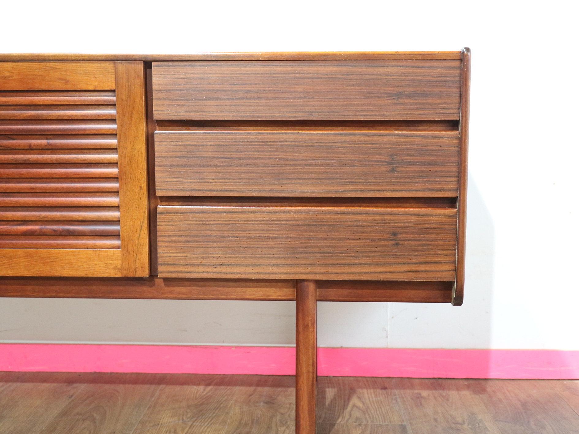 Mid Century ModernVintage Rosewood Crednza Sideboard By A.H Mcintosh Danish 2
