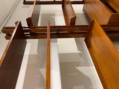 Mid-Century Modulable Teak Wall Unit by Franco Albini, Italy, 1960s