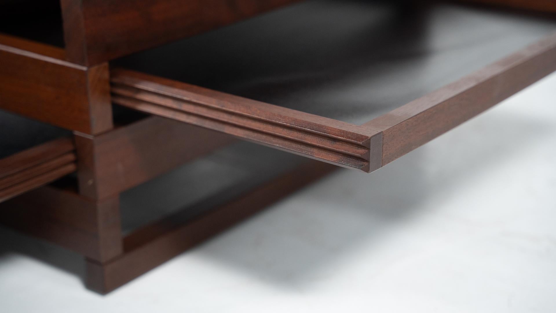 Mid-Century Modulable Wooden Coffee Table model 