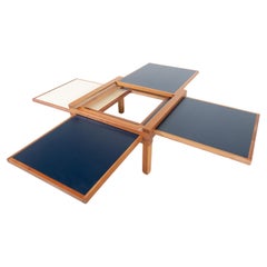 Mid-Century Modulable Wooden Coffee Table model "Hexa" by Bernard Vuanersson 