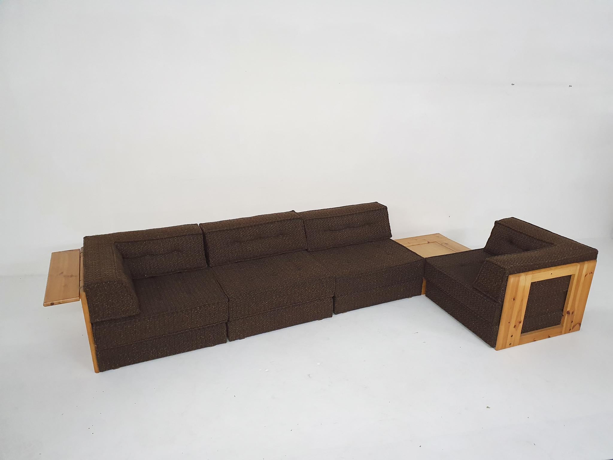 Mid-Century Modulair Sofa by Vilka, Finland 1960's In Good Condition In Amsterdam, NL