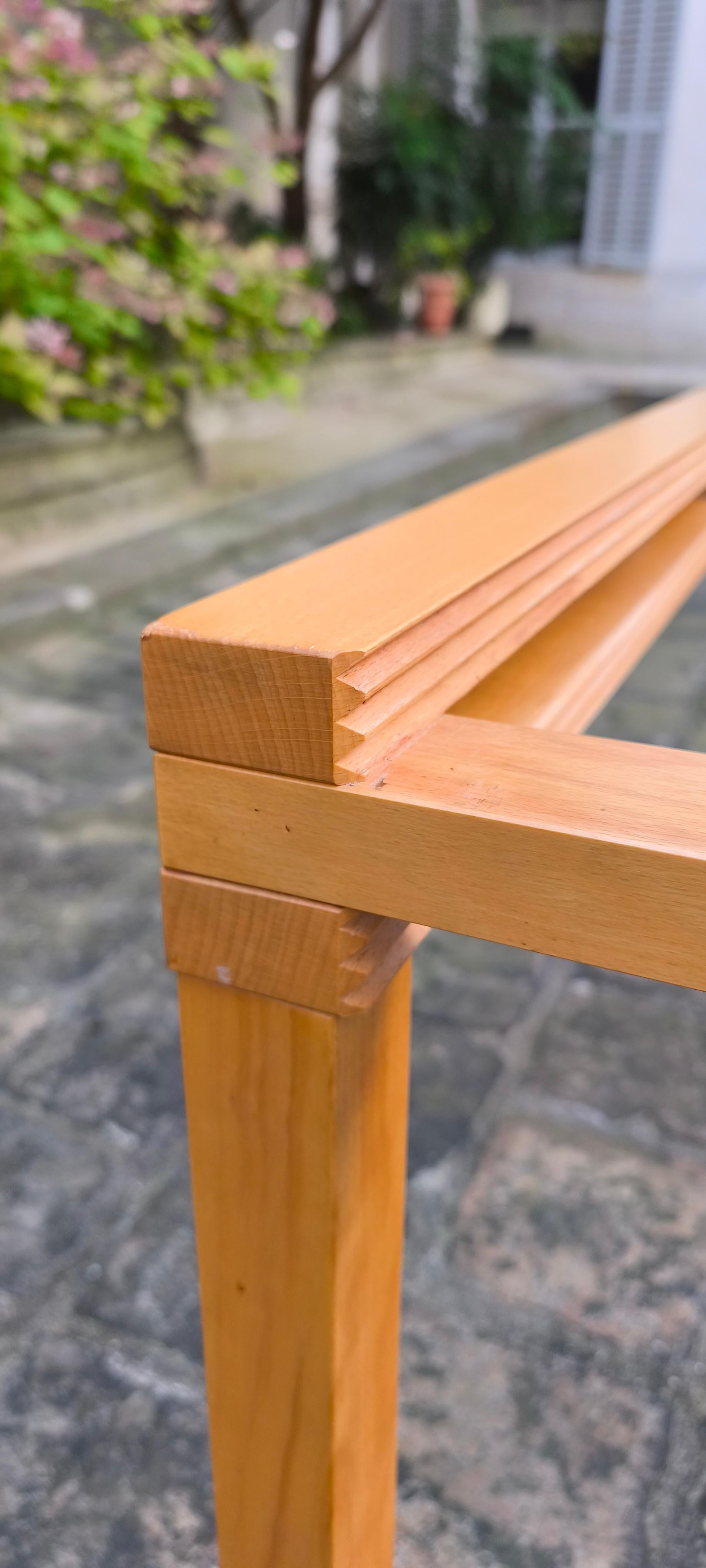 Mid Century Modular dining Table by Bernard Vuarnesson 80s - France 6