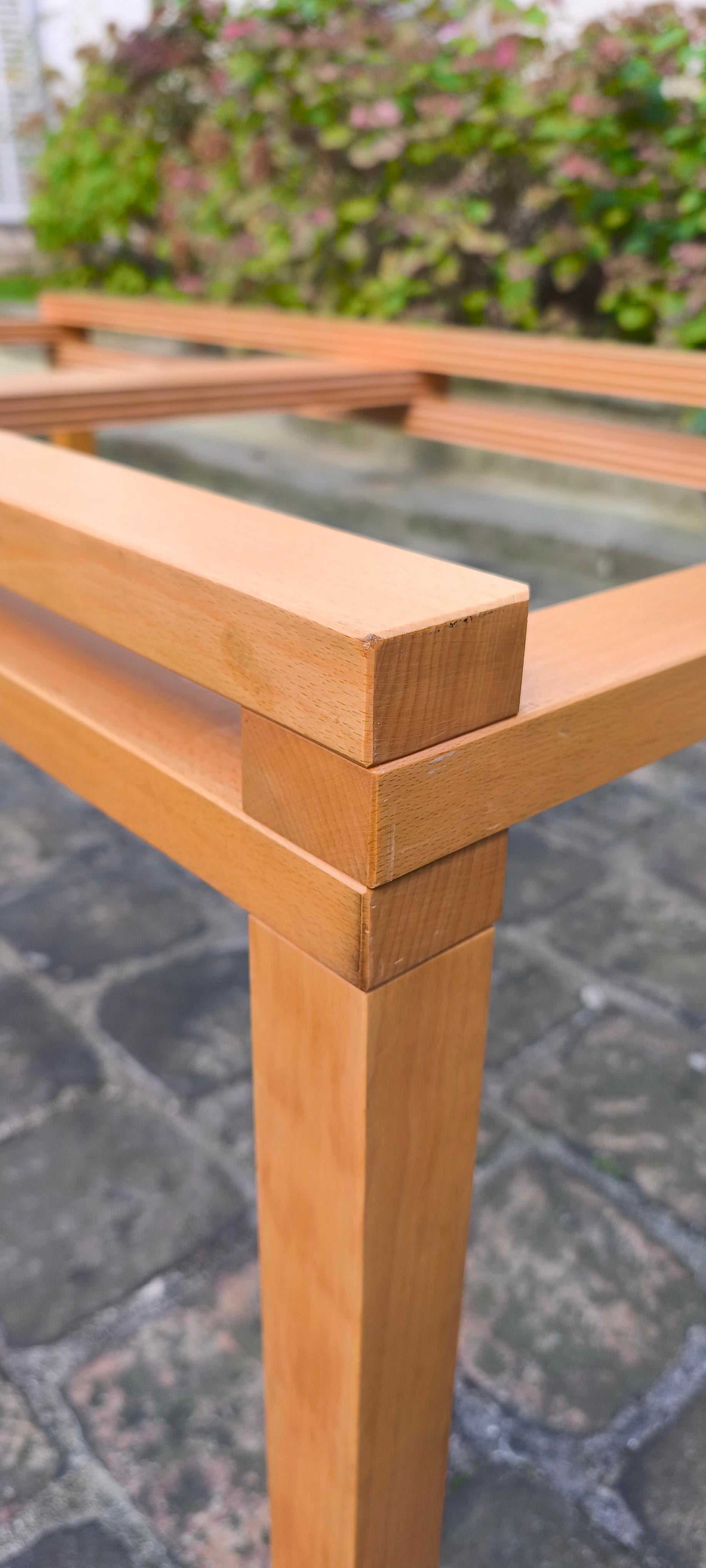 Late 20th Century Mid Century Modular dining Table by Bernard Vuarnesson 80s - France