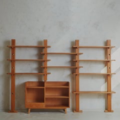 Mid Century Modular Etagere aus Sykomorenholz