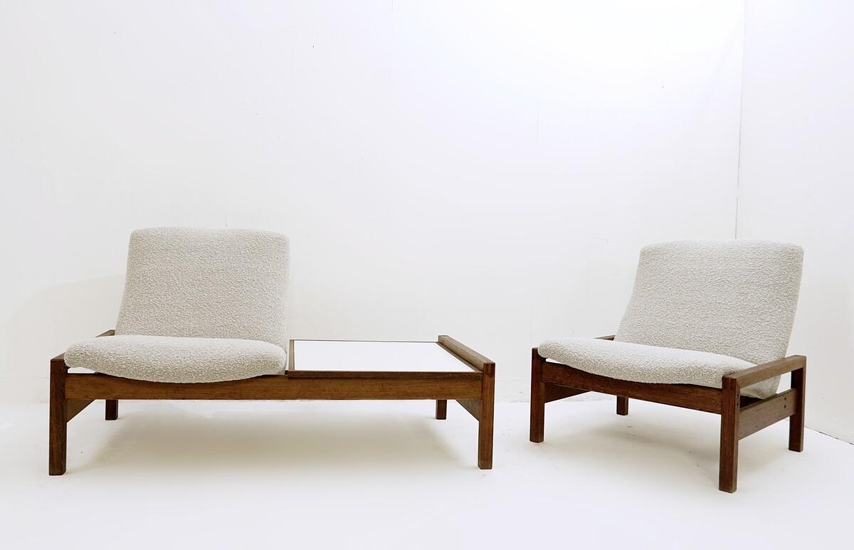 Mid-Century Modern Midcentury Modular Seating Group by Georges van Rijck for Beaufort, 1960s For Sale