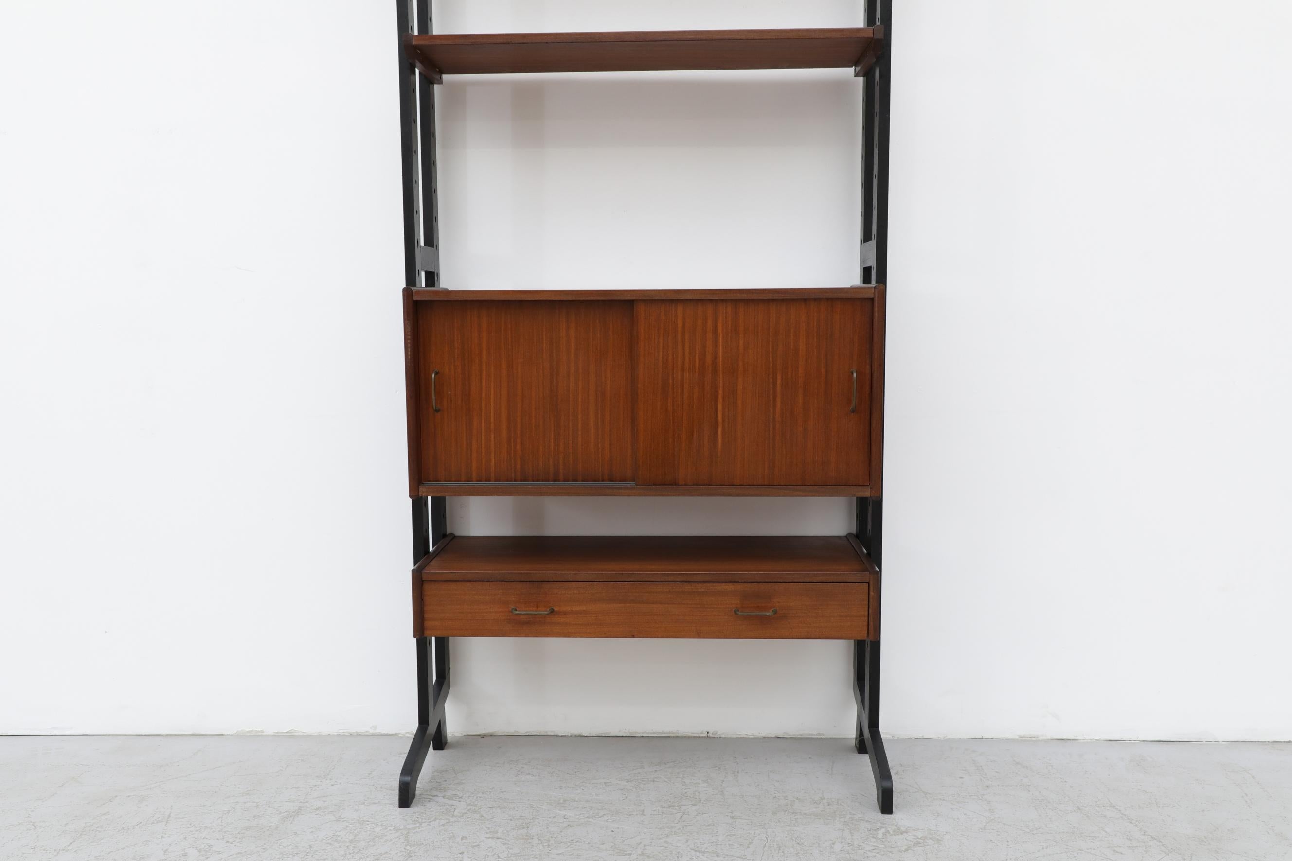 Mid-Century Modular Shelving Unit in the style of Poul Cadovius 1